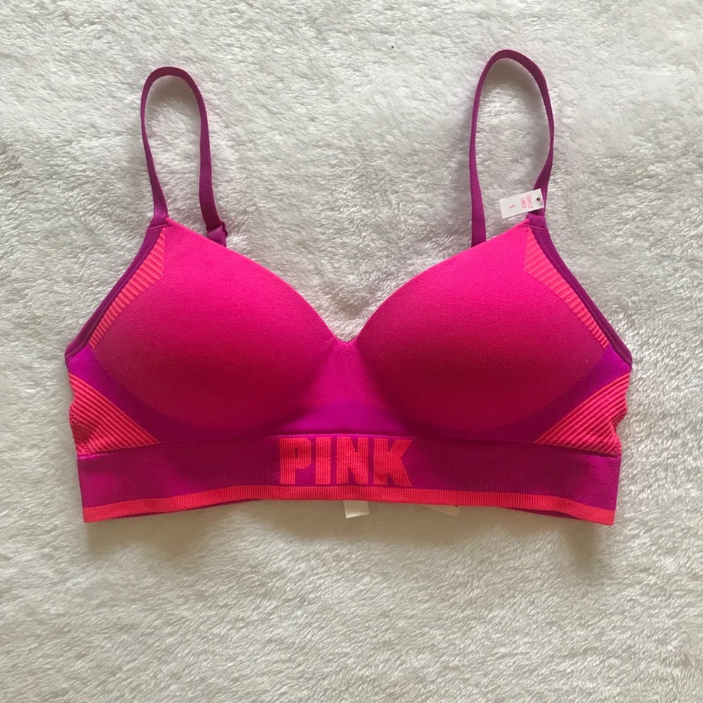 Pink Wireless Bra